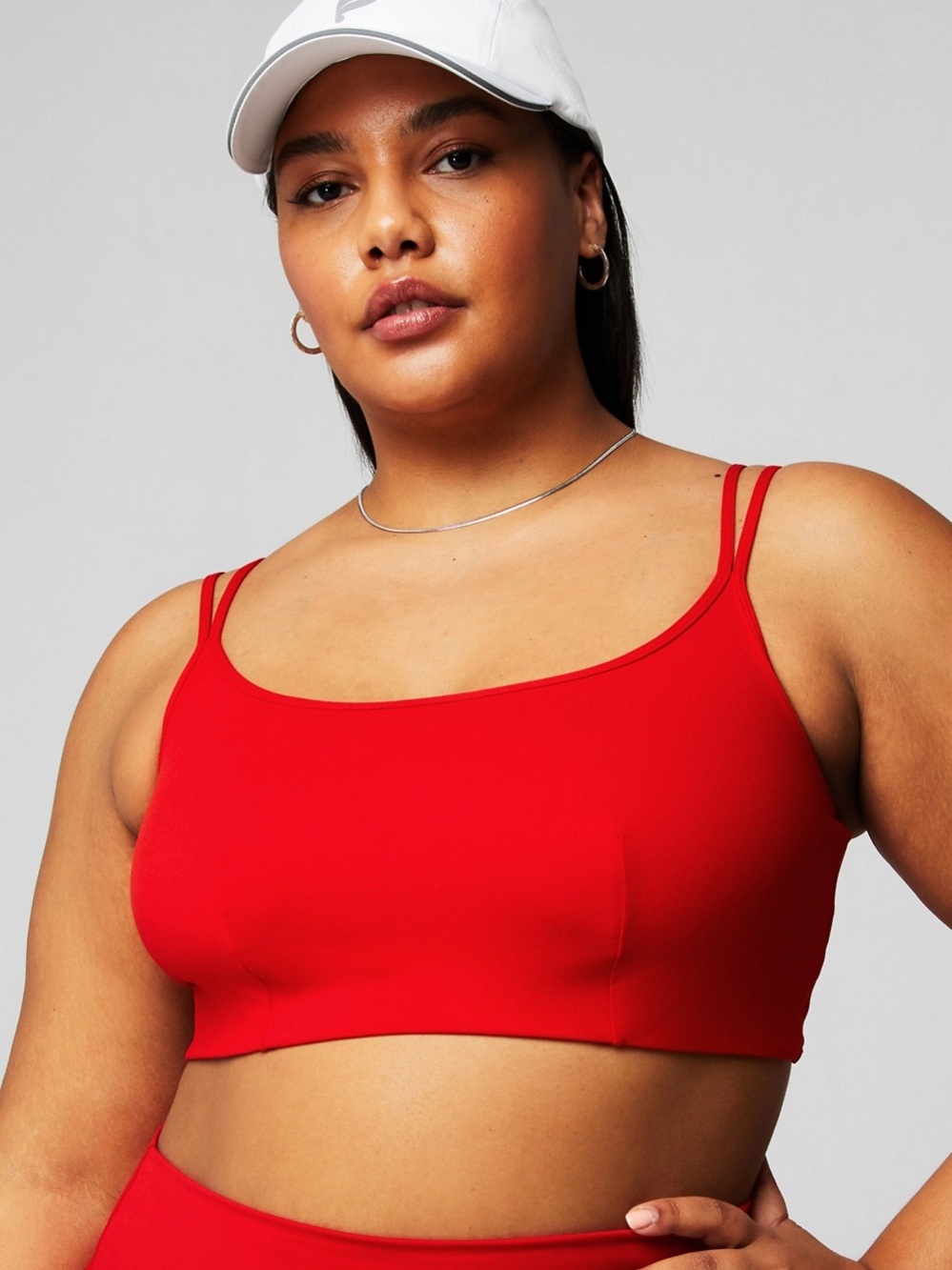Fabletics Red Double-Strap Bralette